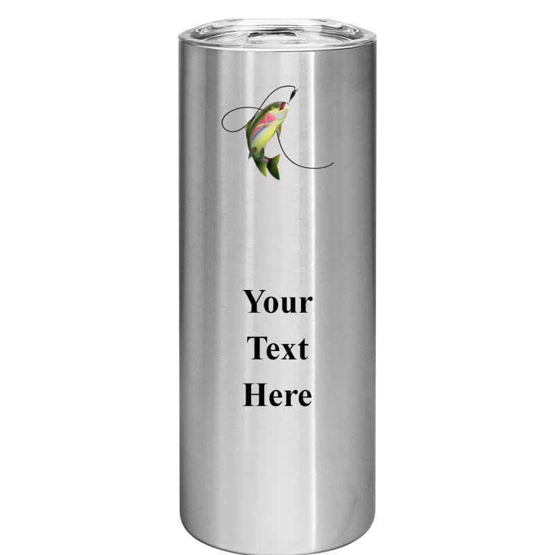 SLIM TUMBLER 20OZ SILVER