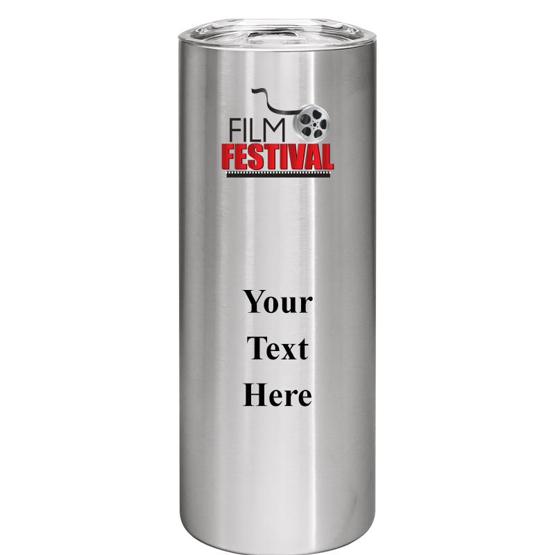 SLIM TUMBLER 20OZ SILVER