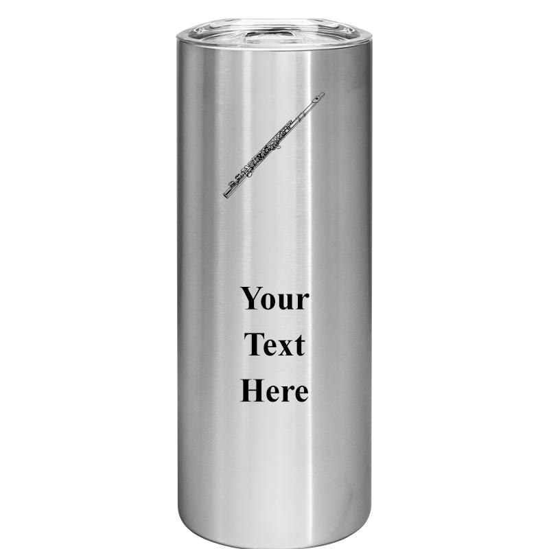 SLIM TUMBLER 20OZ SILVER