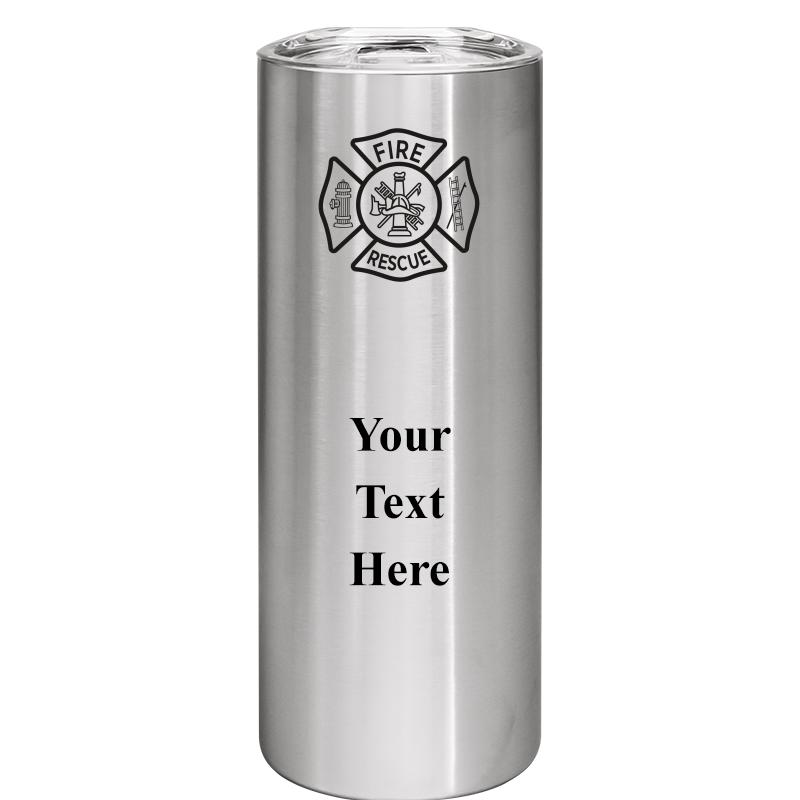 SLIM TUMBLER 20OZ SILVER