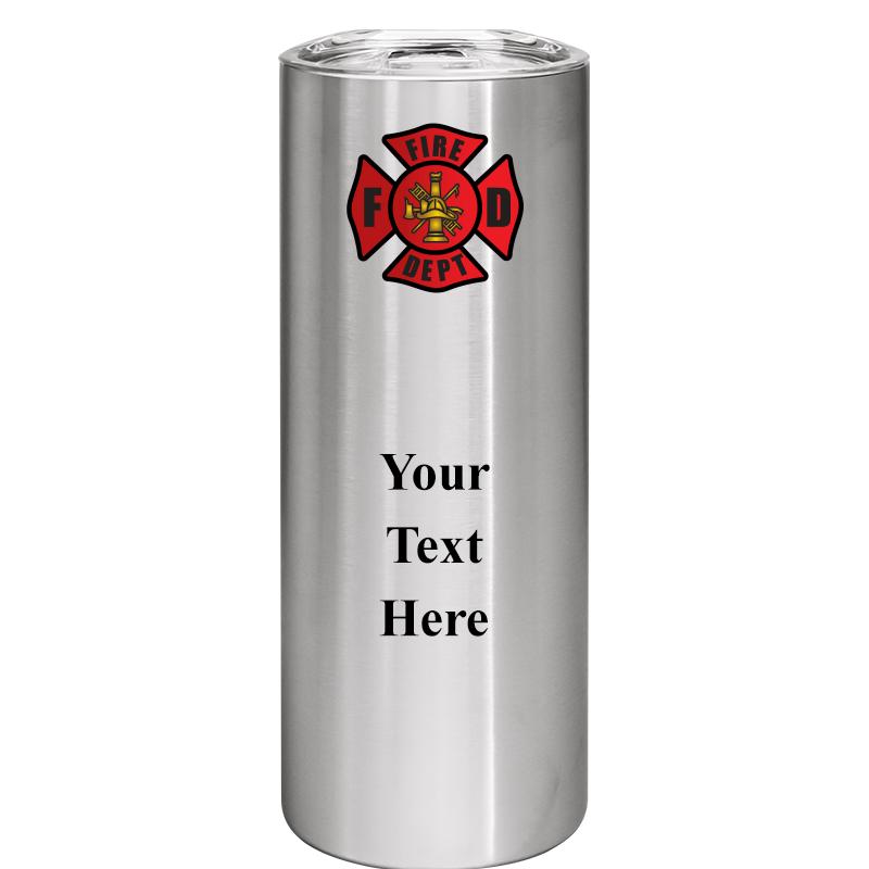 SLIM TUMBLER 20OZ SILVER