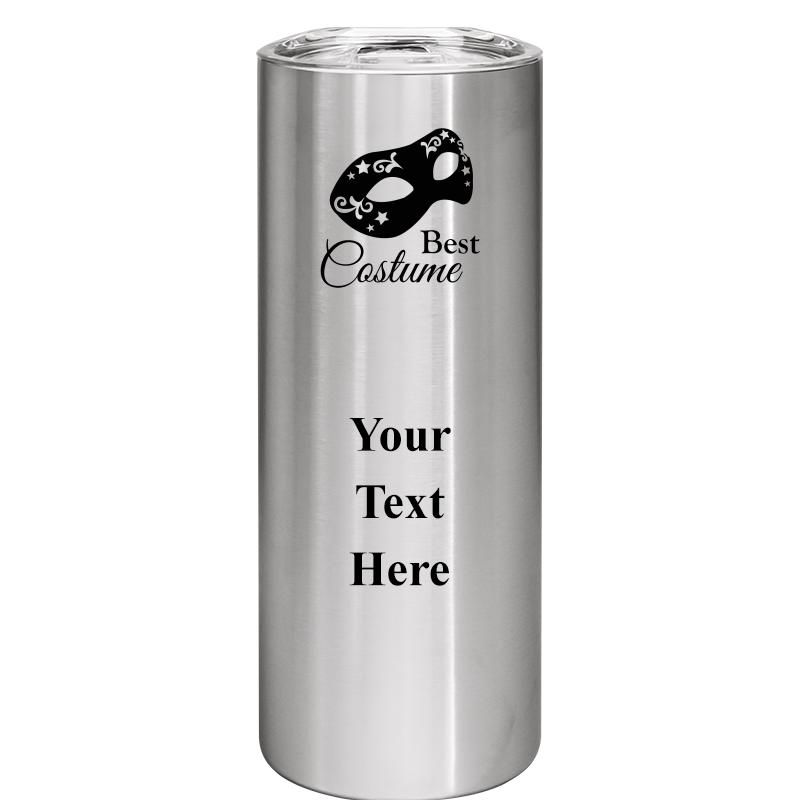 SLIM TUMBLER 20OZ SILVER