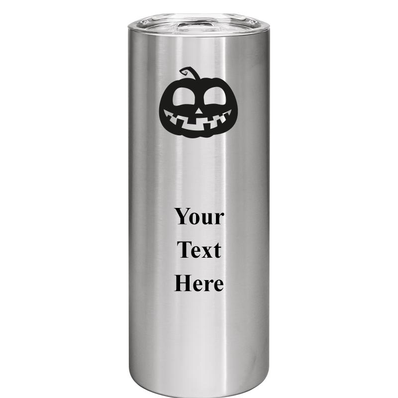 SLIM TUMBLER 20OZ SILVER