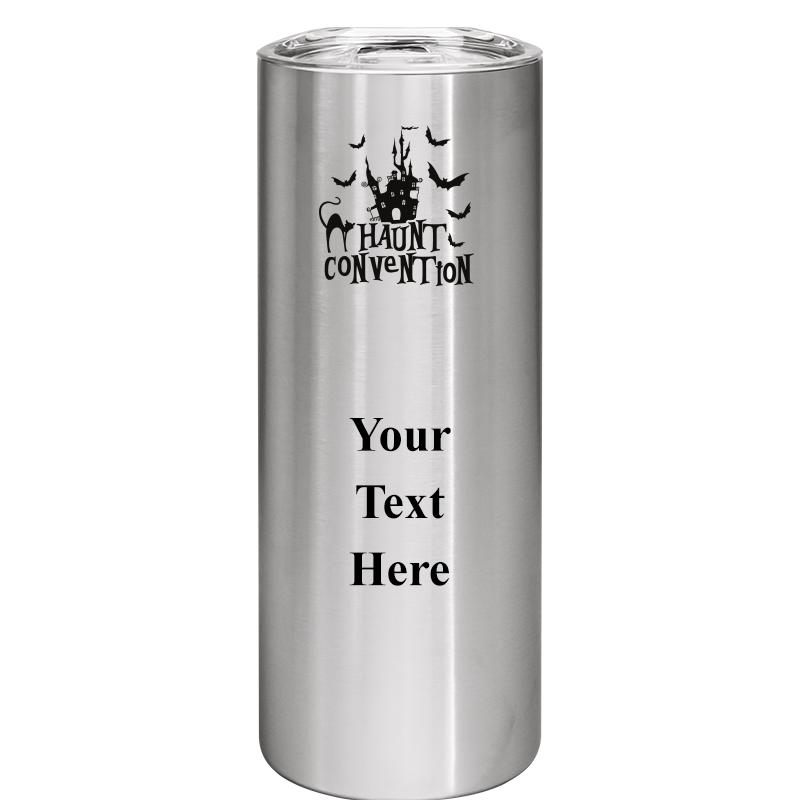 SLIM TUMBLER 20OZ SILVER