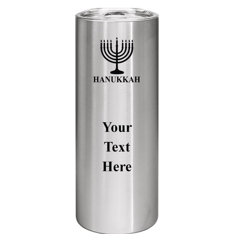 SLIM TUMBLER 20OZ SILVER