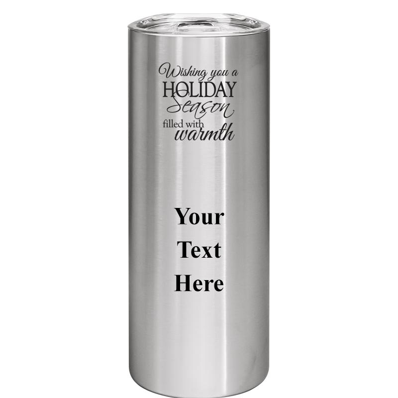 SLIM TUMBLER 20OZ SILVER