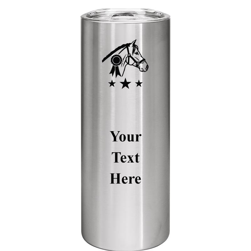 SLIM TUMBLER 20OZ SILVER