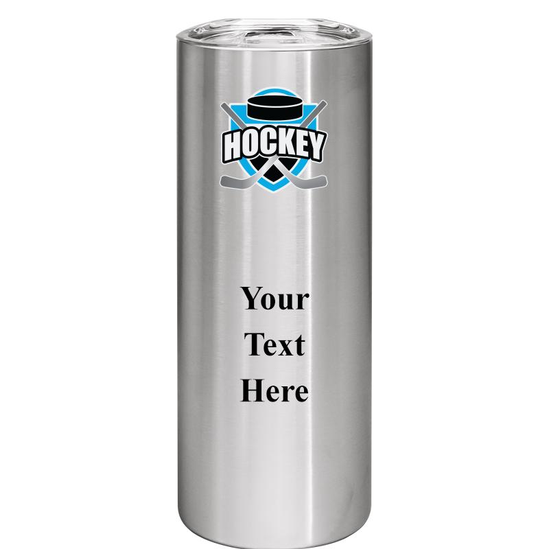 SLIM TUMBLER 20OZ SILVER