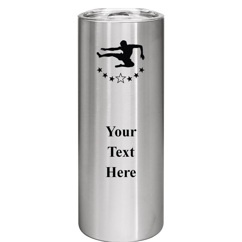 SLIM TUMBLER 20OZ SILVER