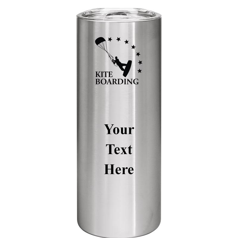 SLIM TUMBLER 20OZ SILVER