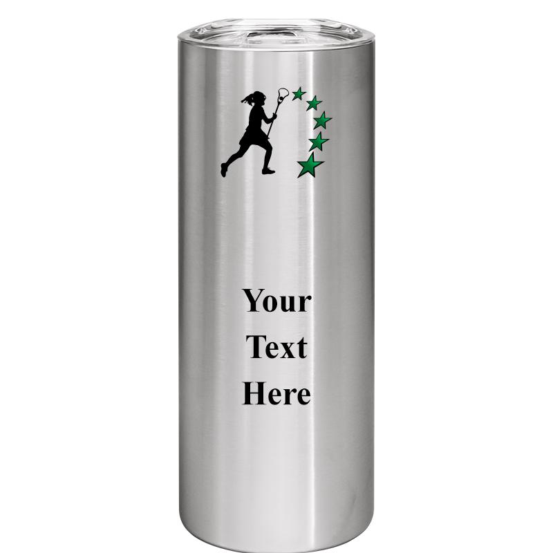 SLIM TUMBLER 20OZ SILVER