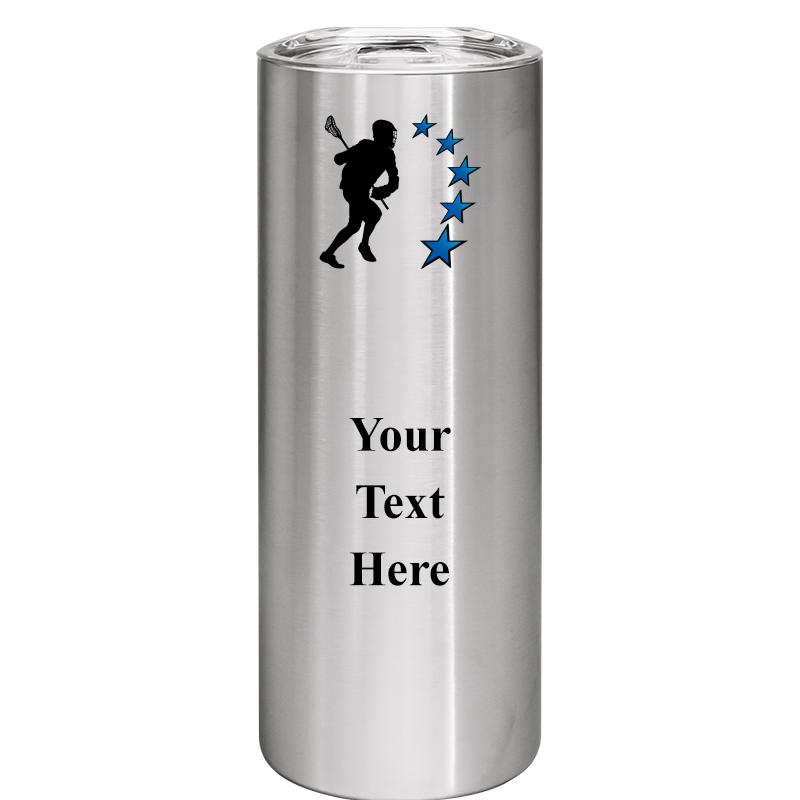 SLIM TUMBLER 20OZ SILVER
