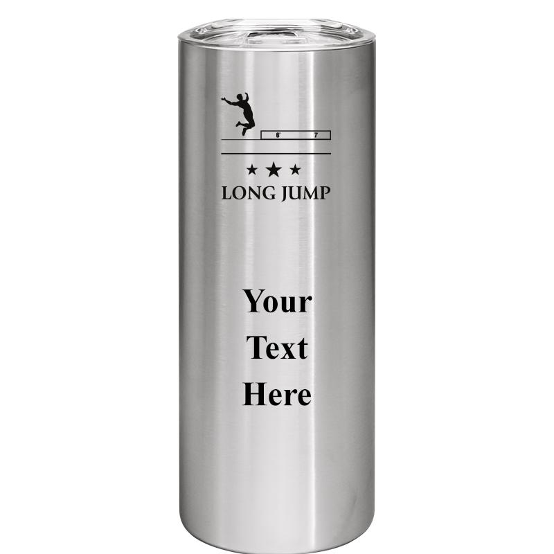 SLIM TUMBLER 20OZ SILVER