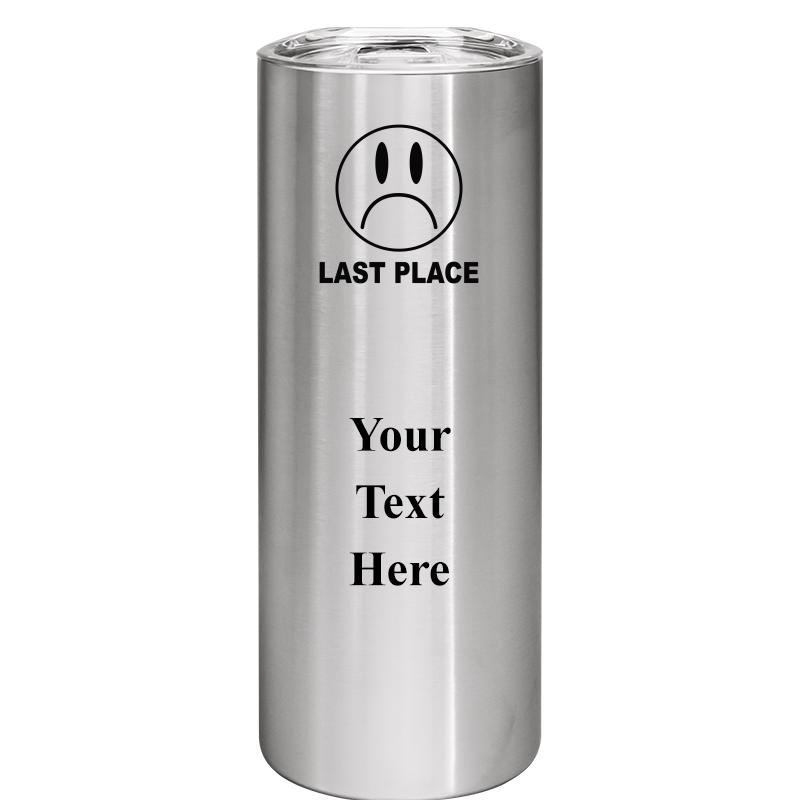 SLIM TUMBLER 20OZ SILVER