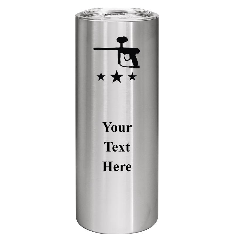 SLIM TUMBLER 20OZ SILVER