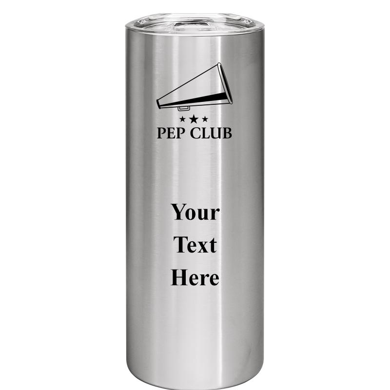 SLIM TUMBLER 20OZ SILVER
