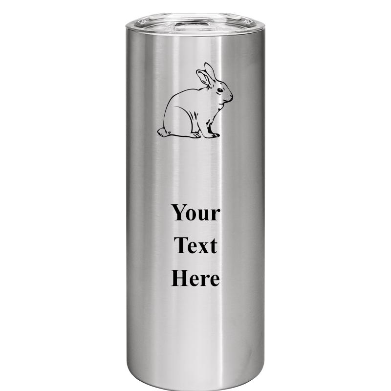 SLIM TUMBLER 20OZ SILVER