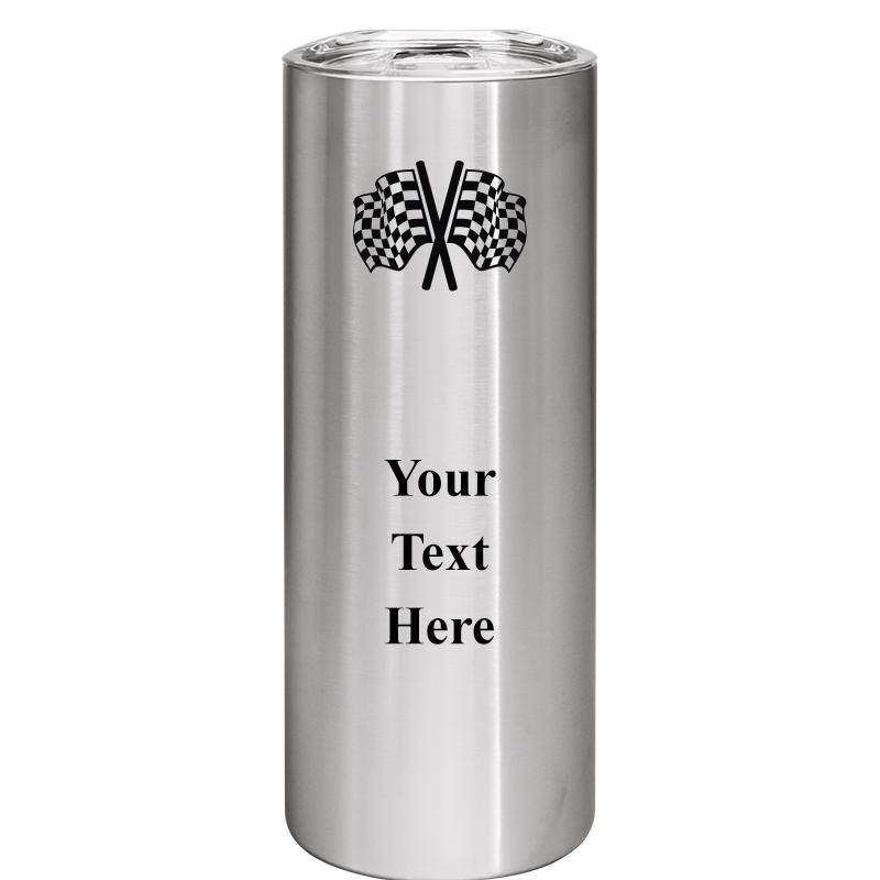 SLIM TUMBLER 20OZ SILVER