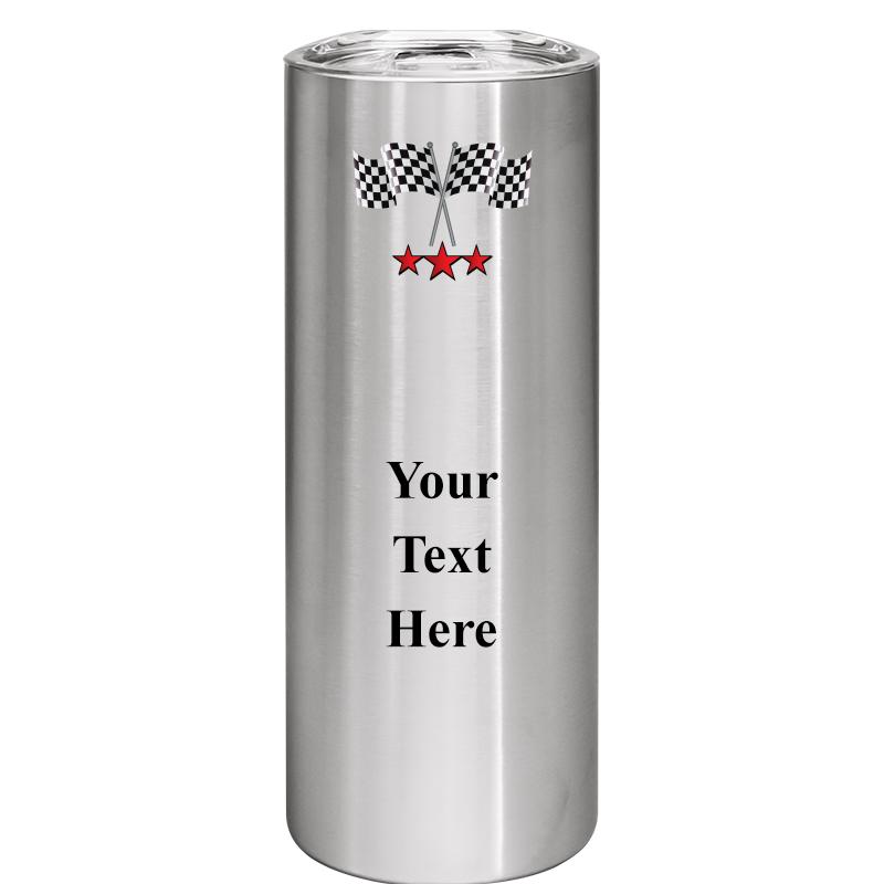 SLIM TUMBLER 20OZ SILVER