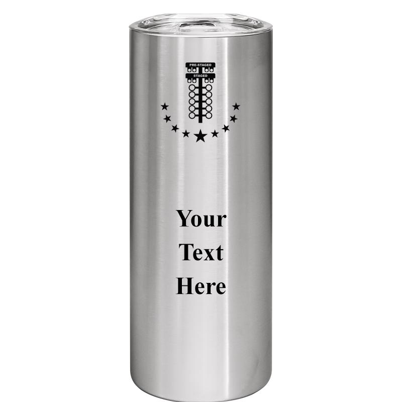 SLIM TUMBLER 20OZ SILVER