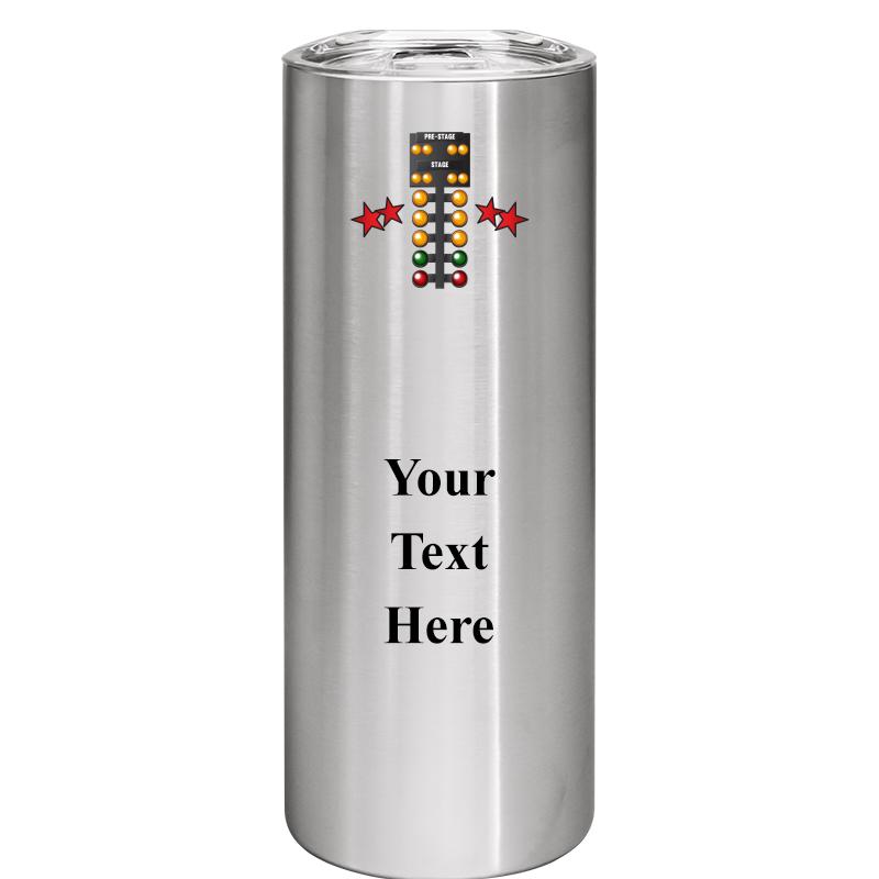 SLIM TUMBLER 20OZ SILVER