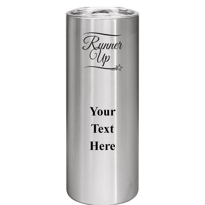 SLIM TUMBLER 20OZ SILVER