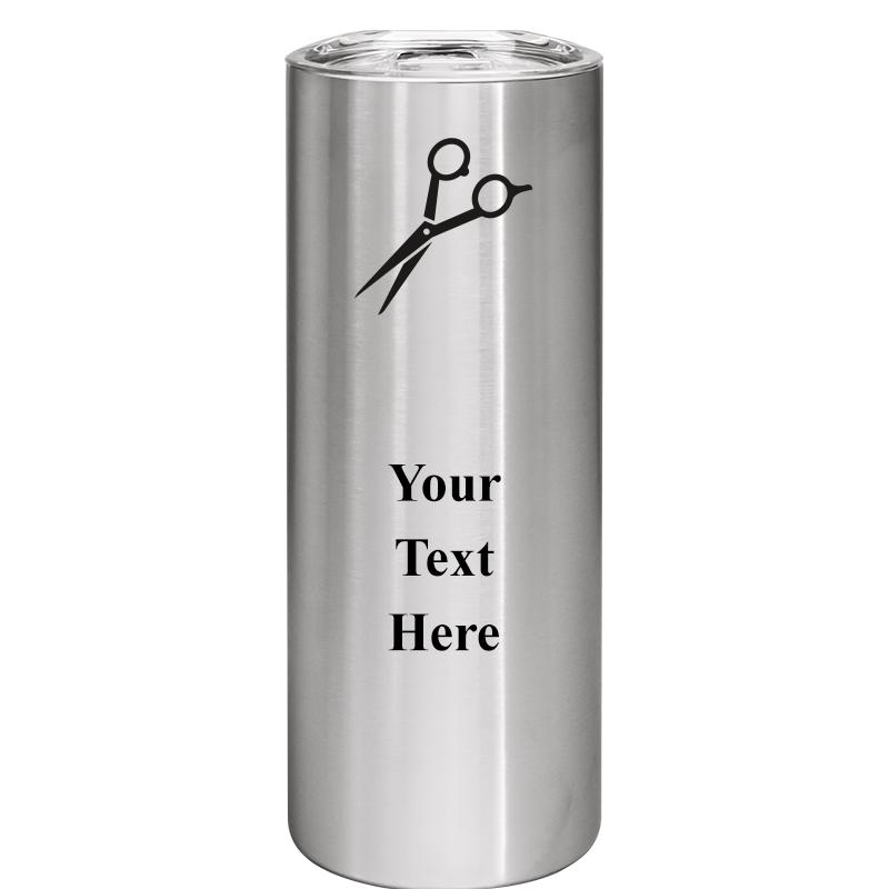 SLIM TUMBLER 20OZ SILVER