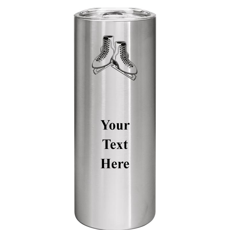 SLIM TUMBLER 20OZ SILVER