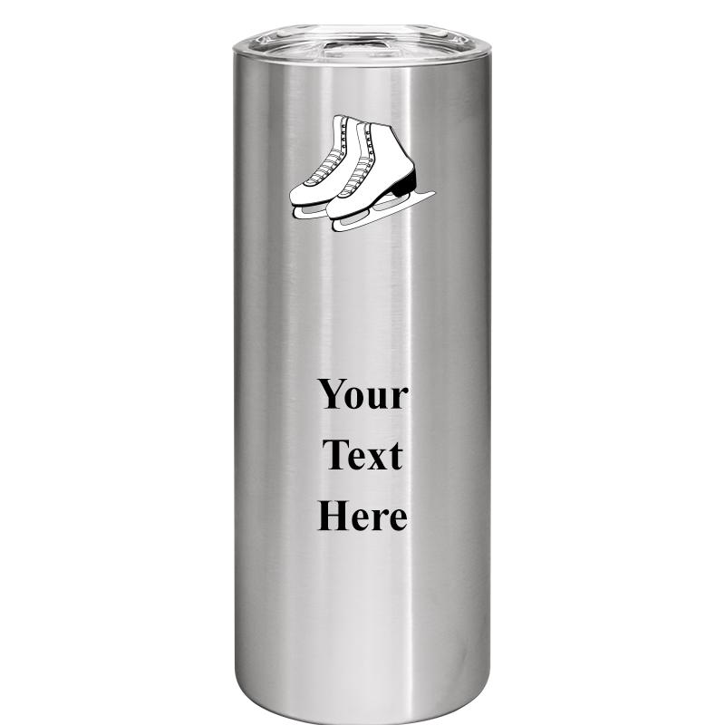 SLIM TUMBLER 20OZ SILVER