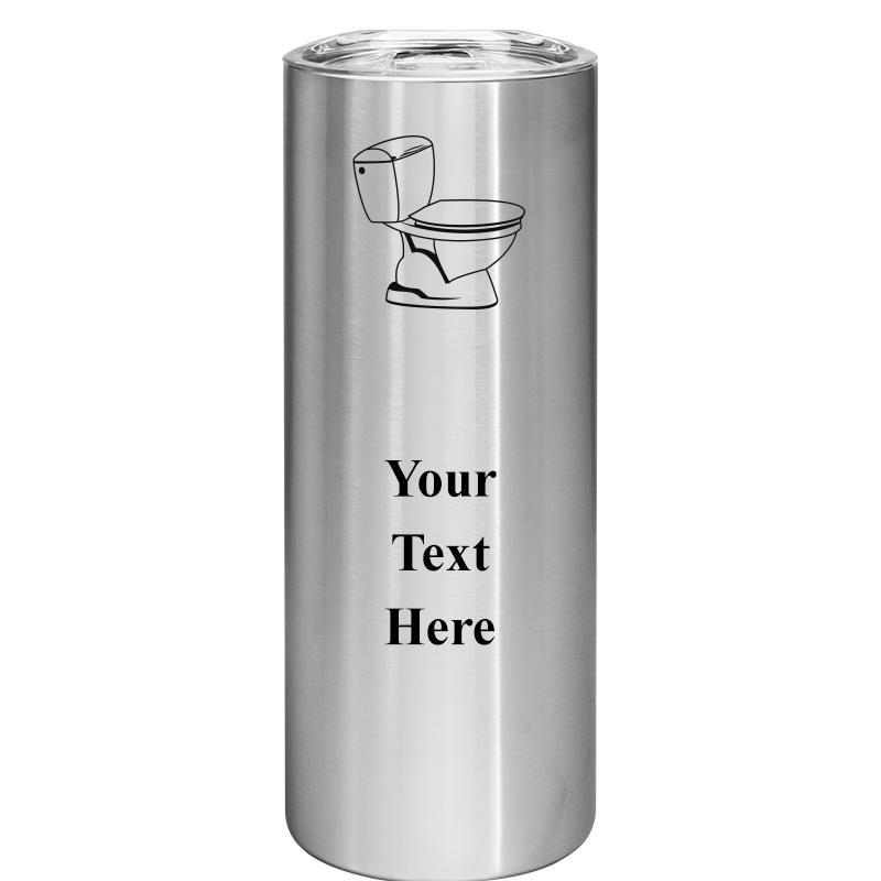 SLIM TUMBLER 20OZ SILVER