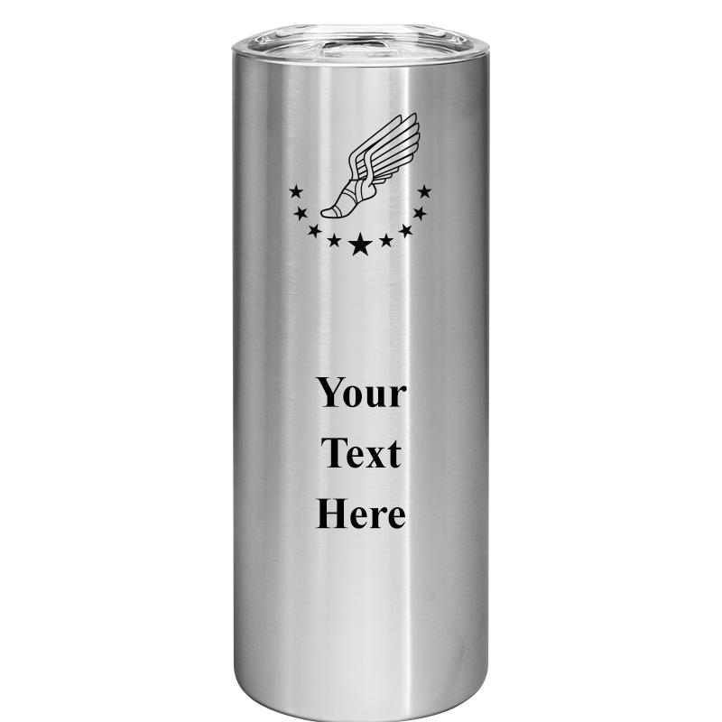 SLIM TUMBLER 20OZ SILVER