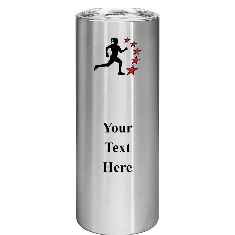 SLIM TUMBLER 20OZ SILVER
