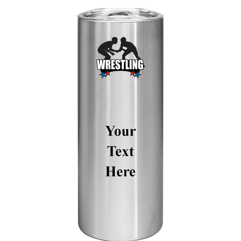 SLIM TUMBLER 20OZ SILVER