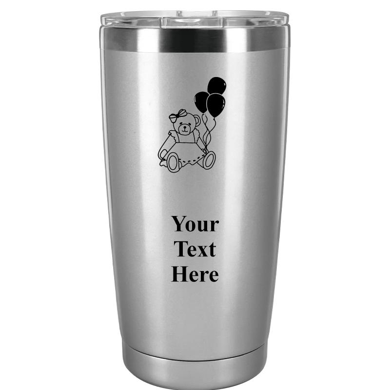 TUMBLER 20OZ SILVER