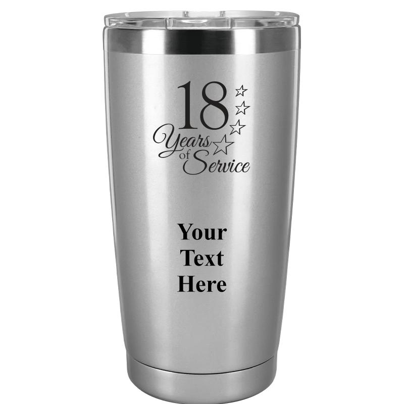 TUMBLER 20OZ SILVER