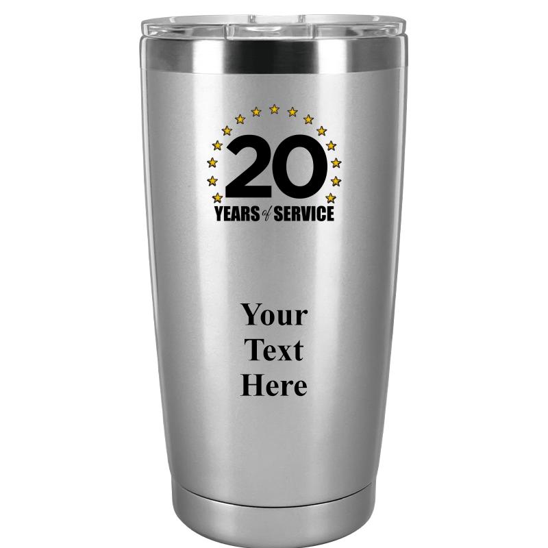 TUMBLER 20OZ SILVER