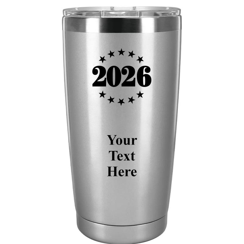 TUMBLER 20OZ SILVER