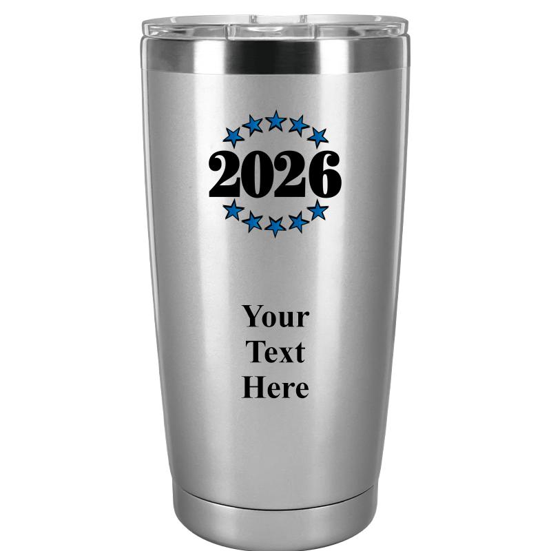 TUMBLER 20OZ SILVER