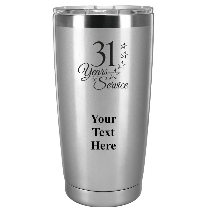 TUMBLER 20OZ SILVER