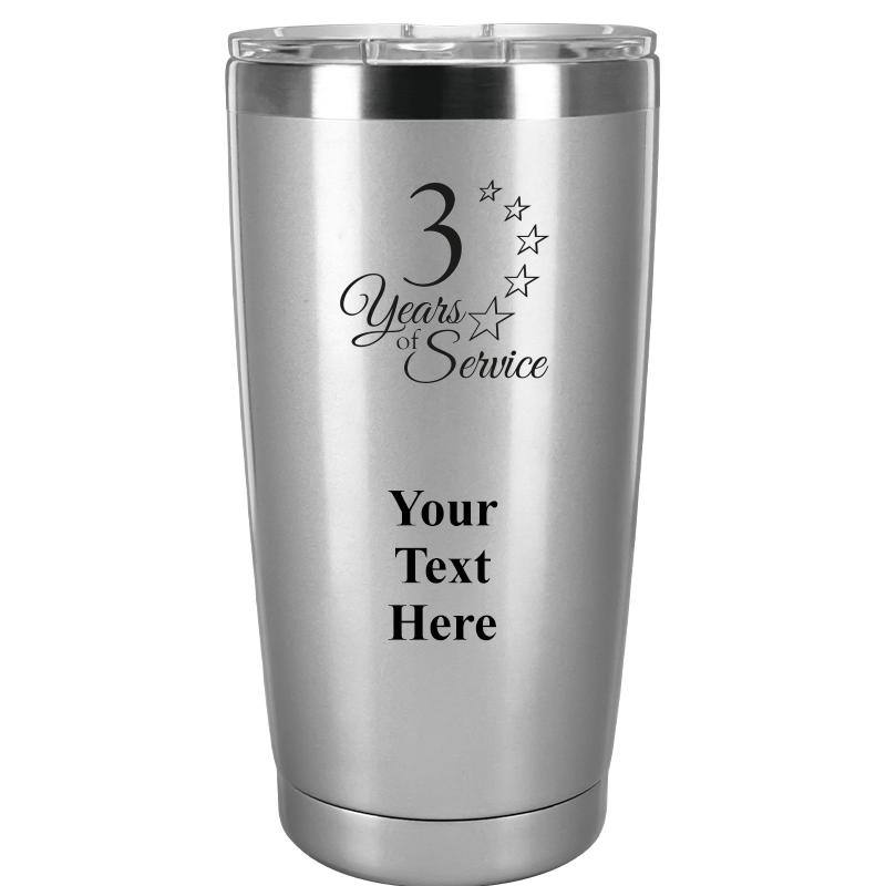 TUMBLER 20OZ SILVER