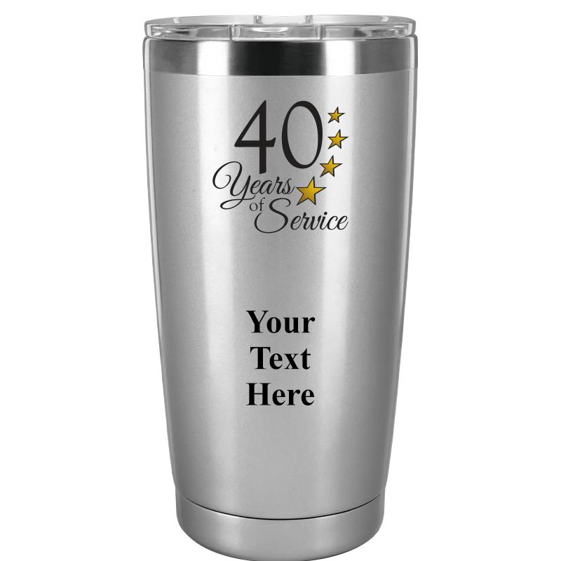 TUMBLER 20OZ SILVER