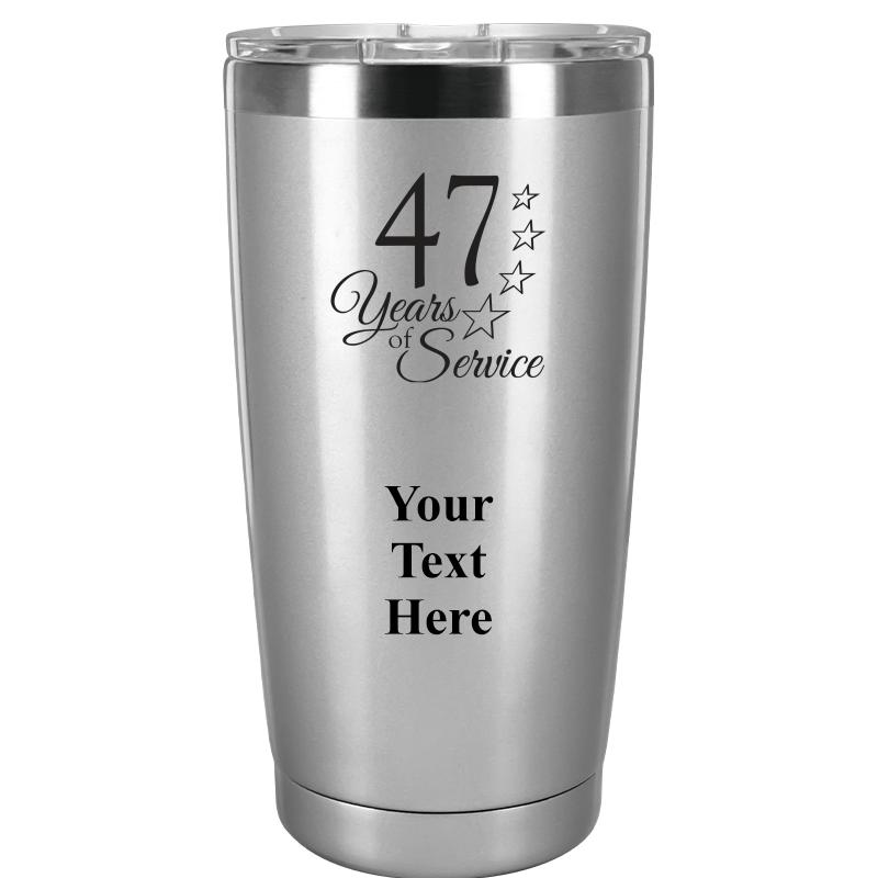 TUMBLER 20OZ SILVER