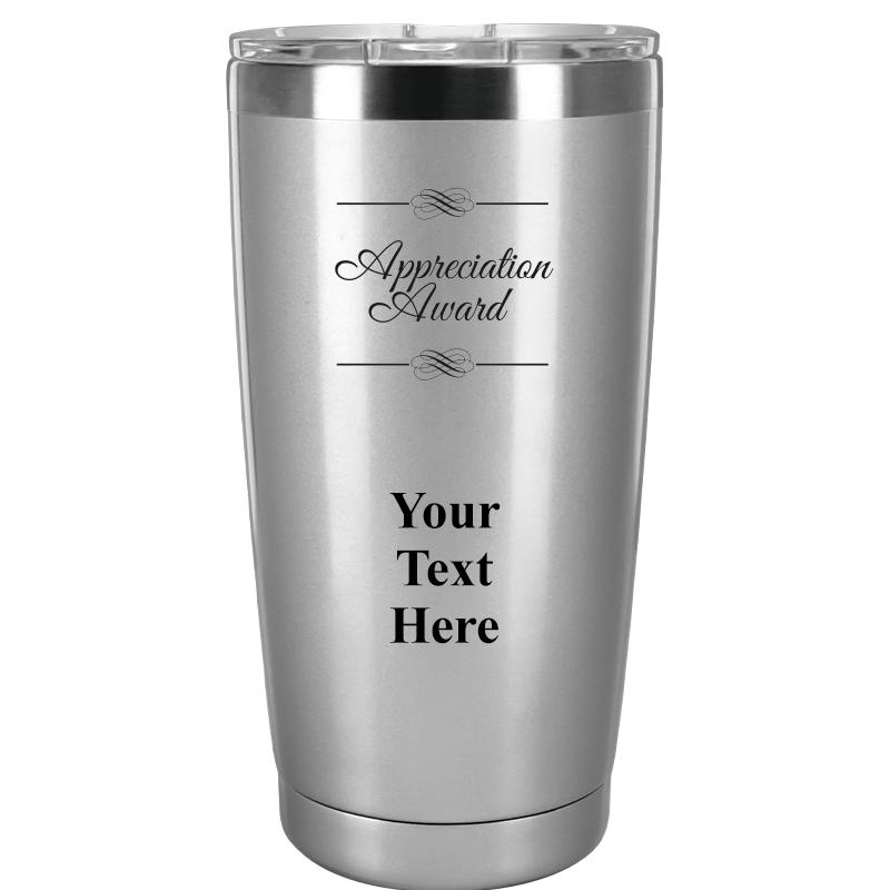 TUMBLER 20OZ SILVER