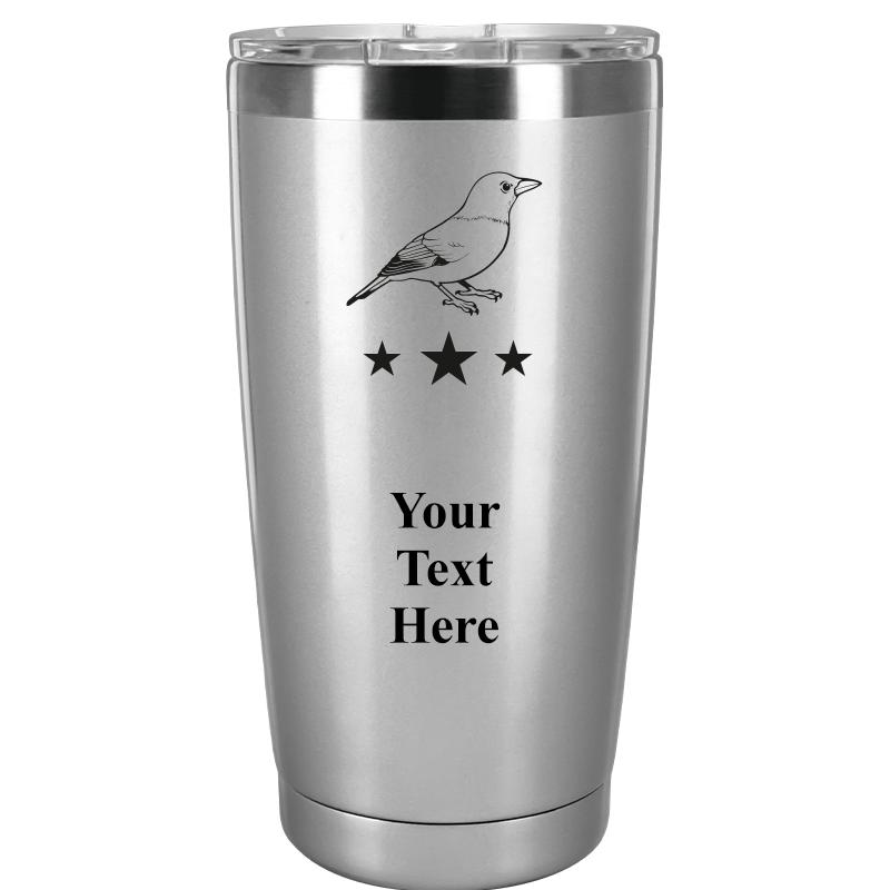 TUMBLER 20OZ SILVER