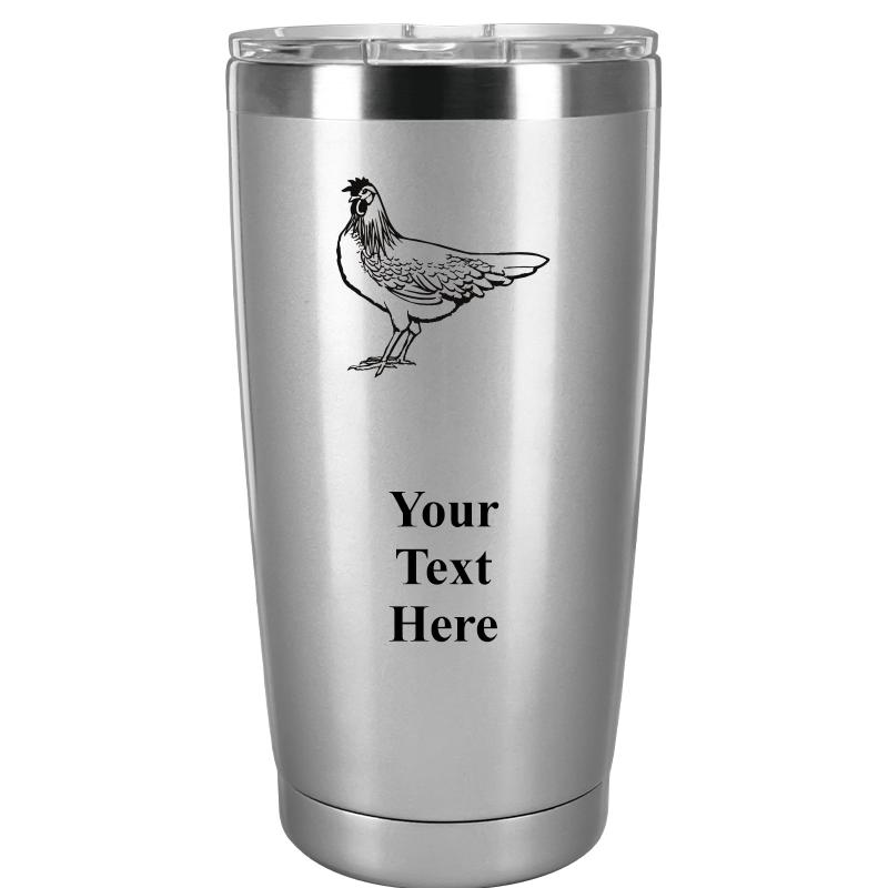 TUMBLER 20OZ SILVER