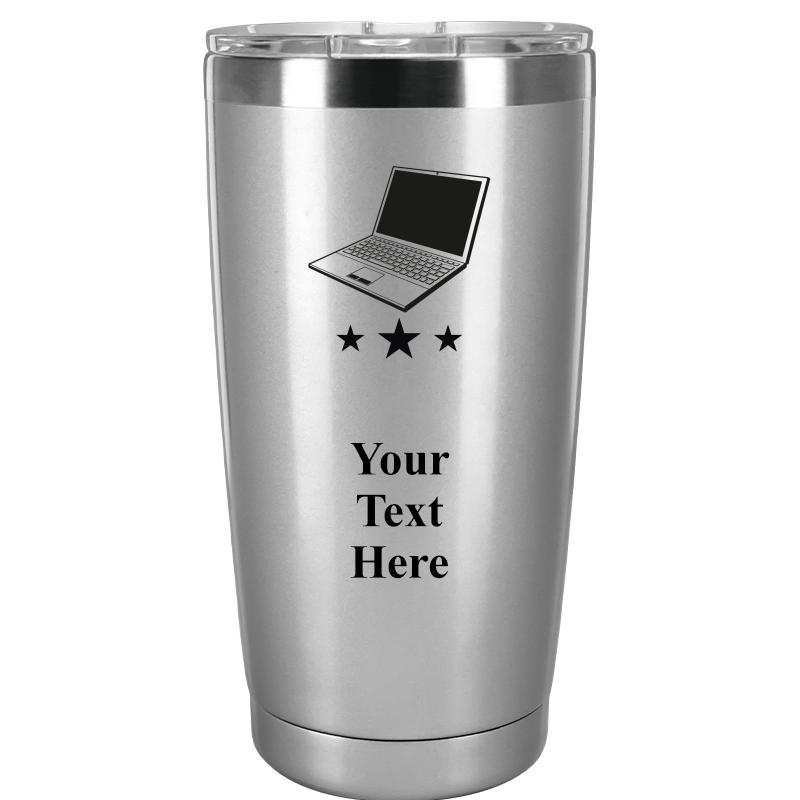 TUMBLER 20OZ SILVER