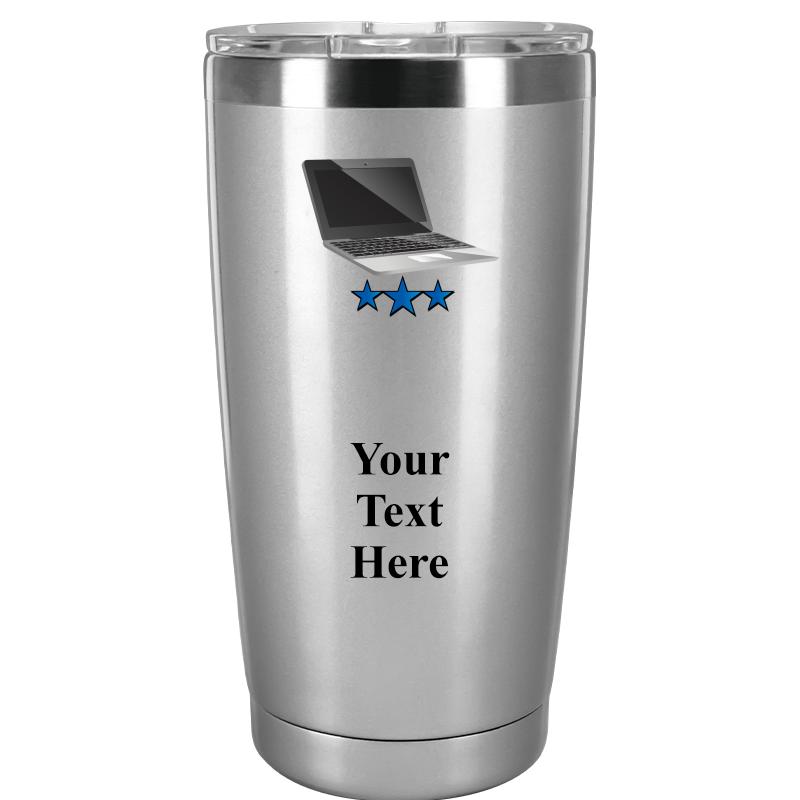 TUMBLER 20OZ SILVER