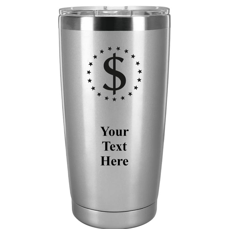 TUMBLER 20OZ SILVER