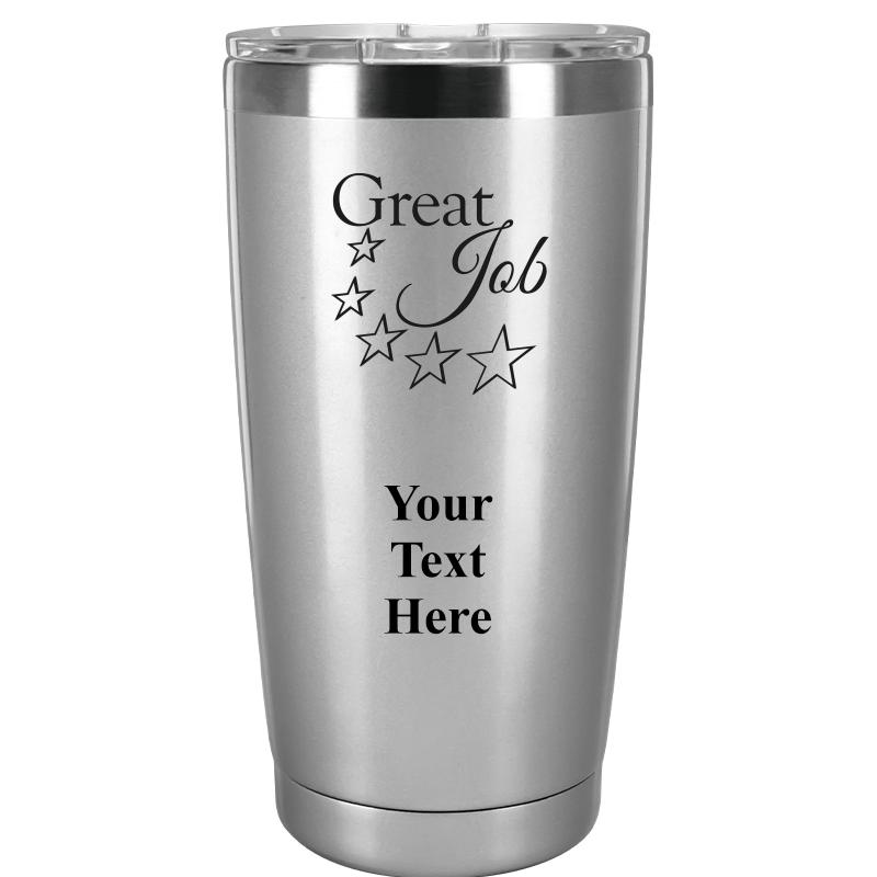 TUMBLER 20OZ SILVER
