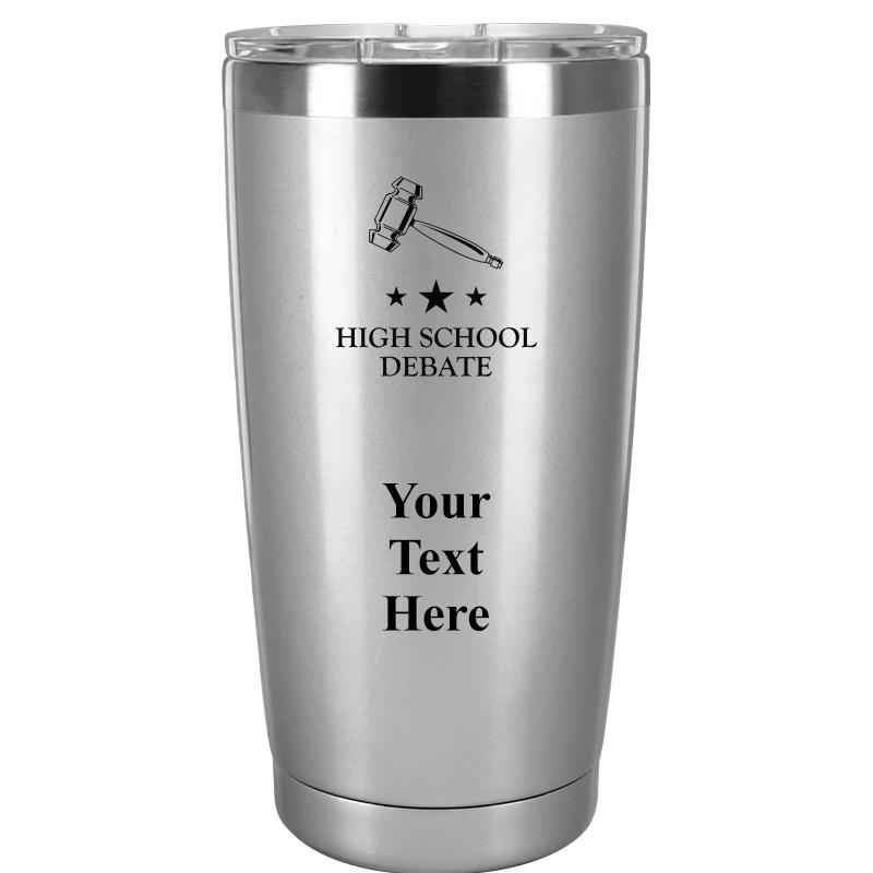 TUMBLER 20OZ SILVER